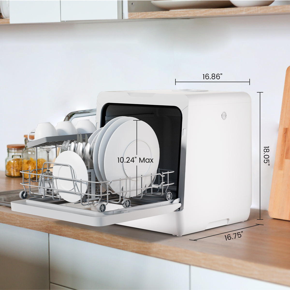 HAVA R09 Compact Countertop Dishwasher Bundle