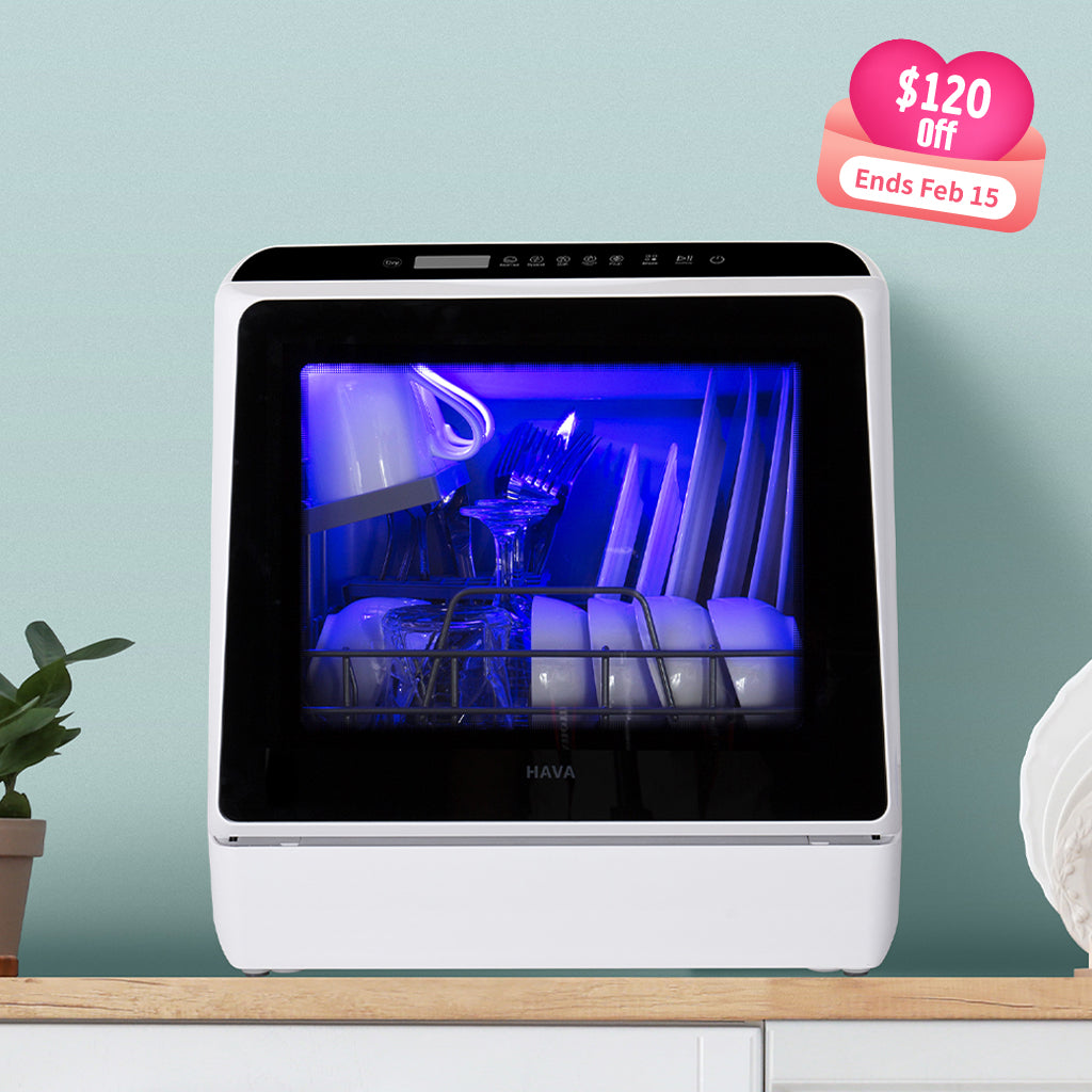 HAVA R01 Compact Countertop Dishwasher