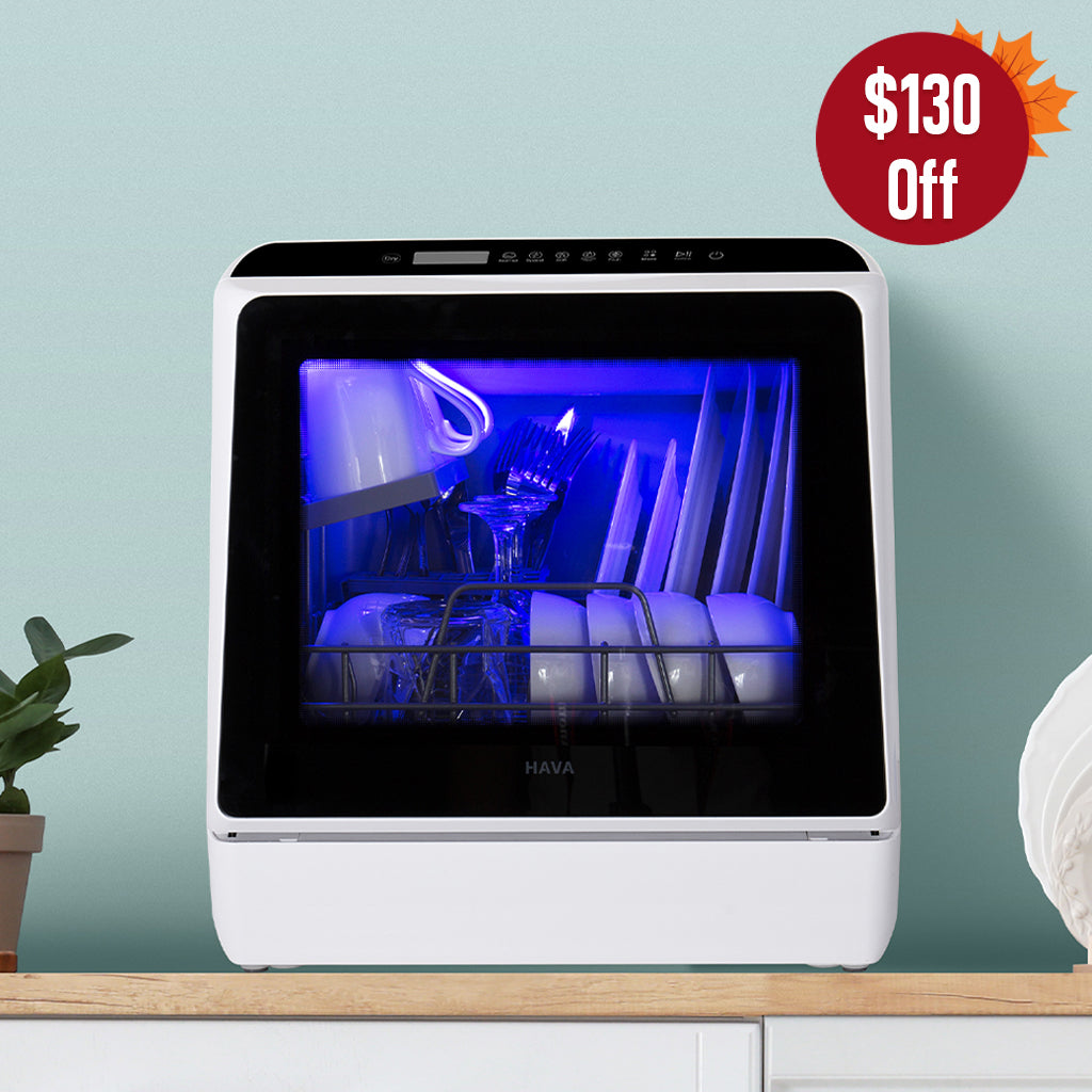 HAVA R01 Compact Countertop Dishwasher