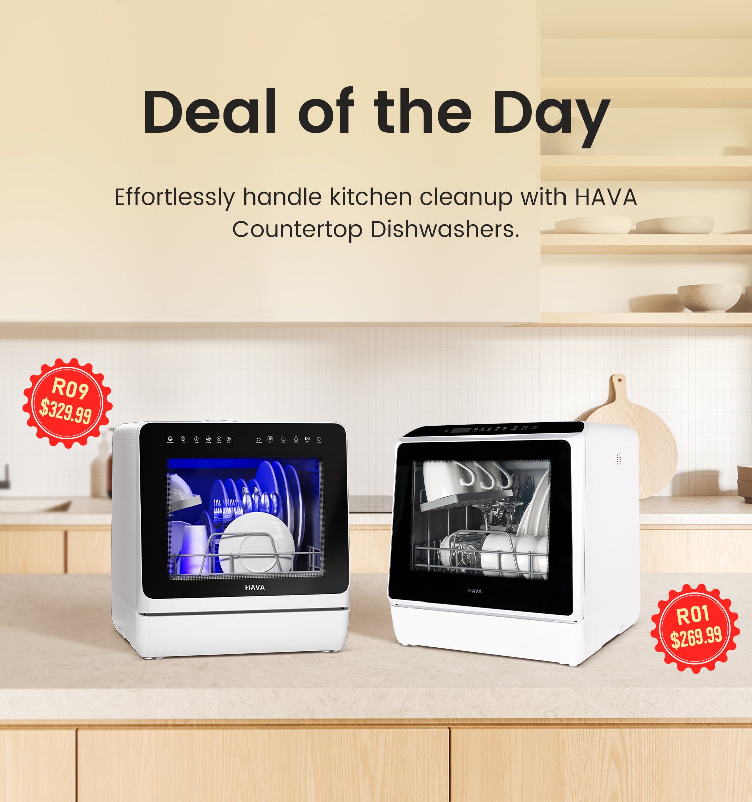 Today s Top Deals Exclusive Discounts on HAVA Dishwashers and Washing Machines