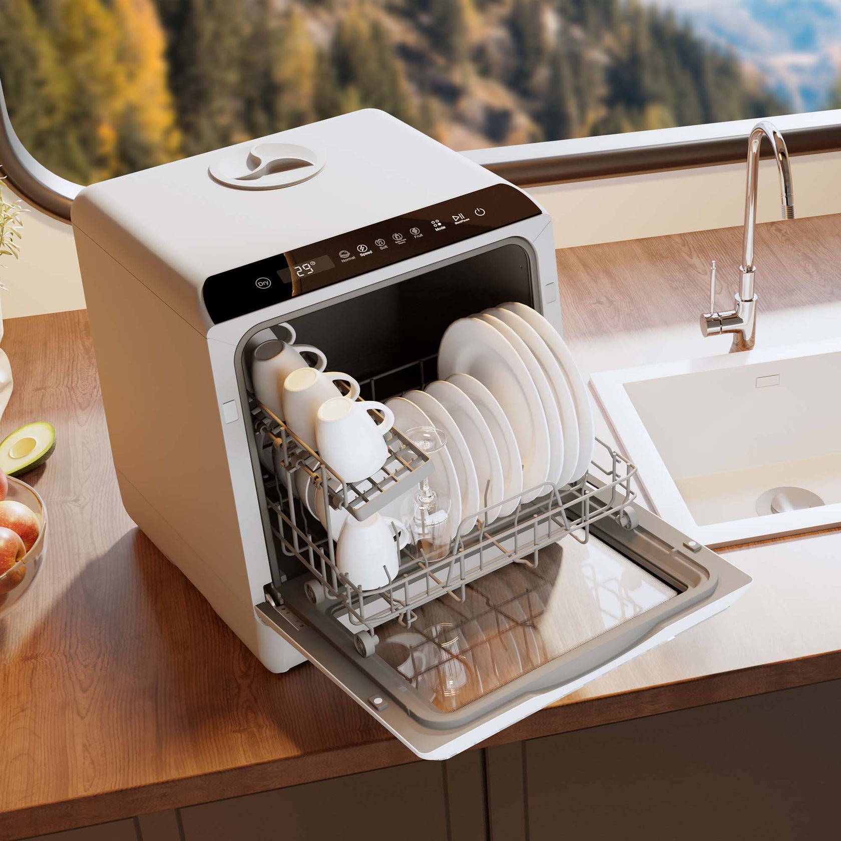 Lave-vaisselle compact de comptoir HAVA R01 remis à neuf